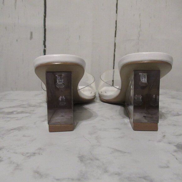 Raye Ani Wedge Sandals Clear White Lucite Revolve - Picture 6 of 10